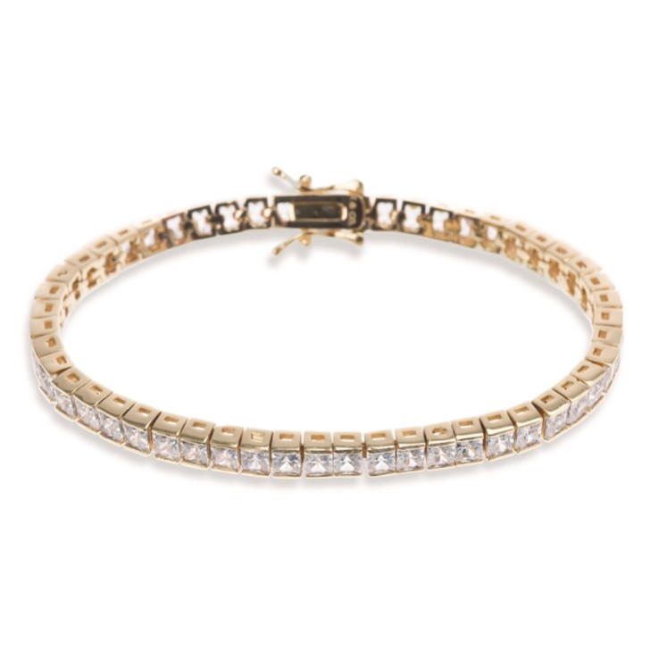 Ivory and Co Elegance Cubic Zirconia Wedding Bracelet (Gold)