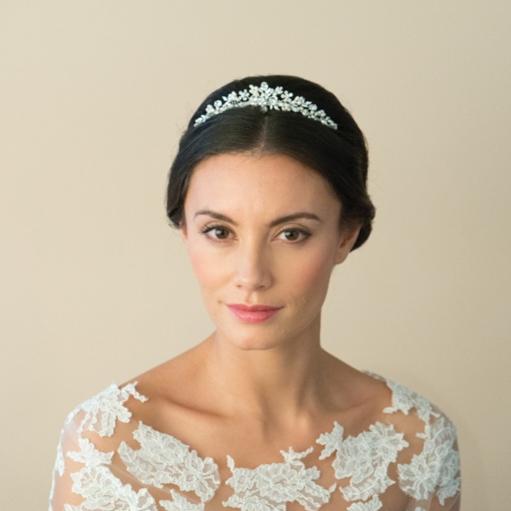 Ivory and Co Melody Floral Perle und Kristall Braut Tiara