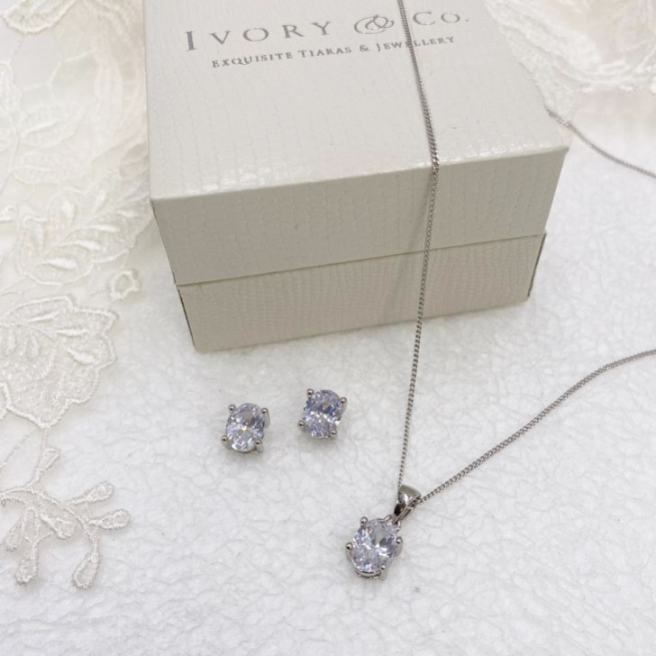 Ivory and Co Rapture Crystal Bridal Jewelry Set