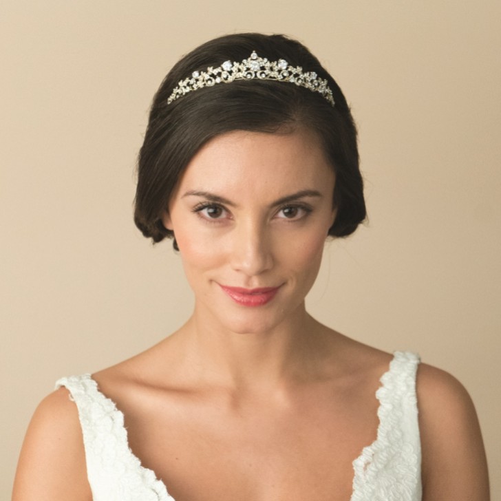 Ivory and Co Tiara impreziosita da cristalli d'oro