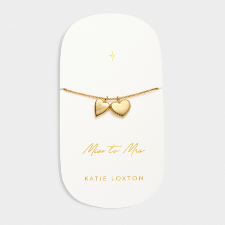 Katie Loxton armband 'Miss to Mrs' Gold-Brautarmband