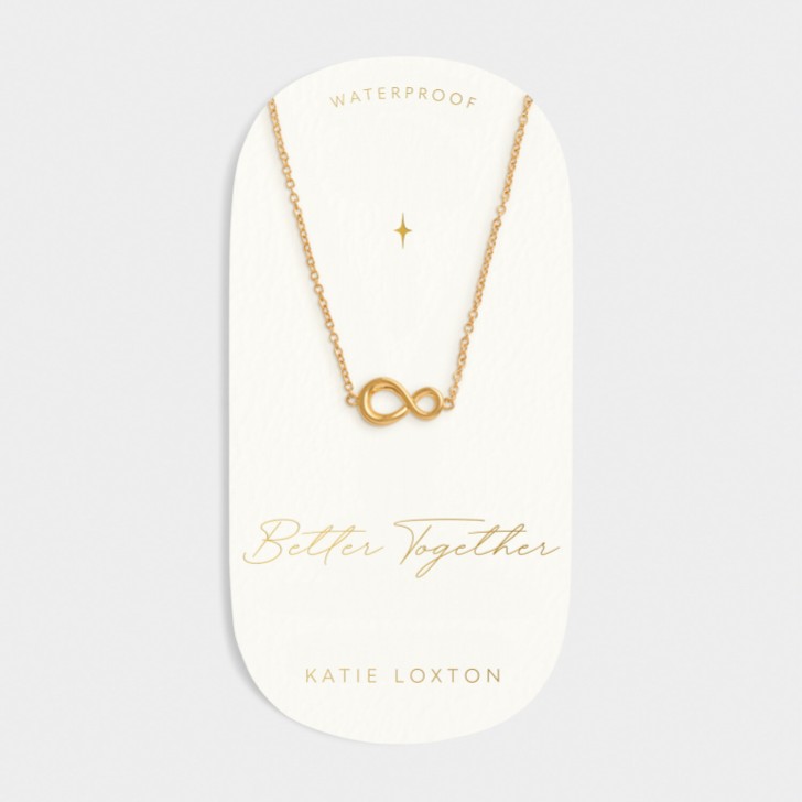 Katie Loxton 'Better Together' Gold Charm Necklace