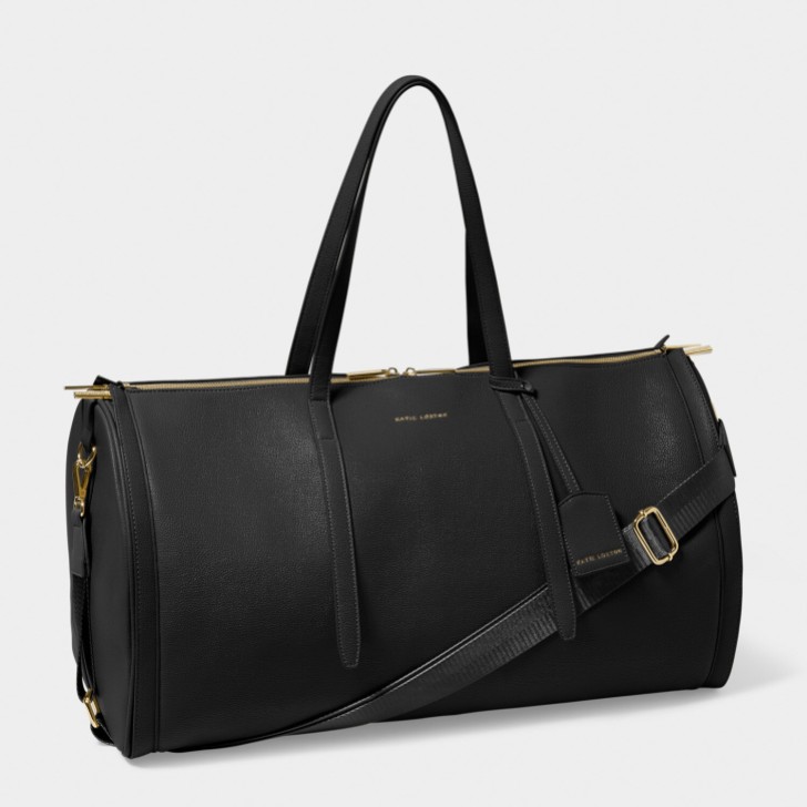 Katie Loxton Black Fold Out Garment Weekend Bag