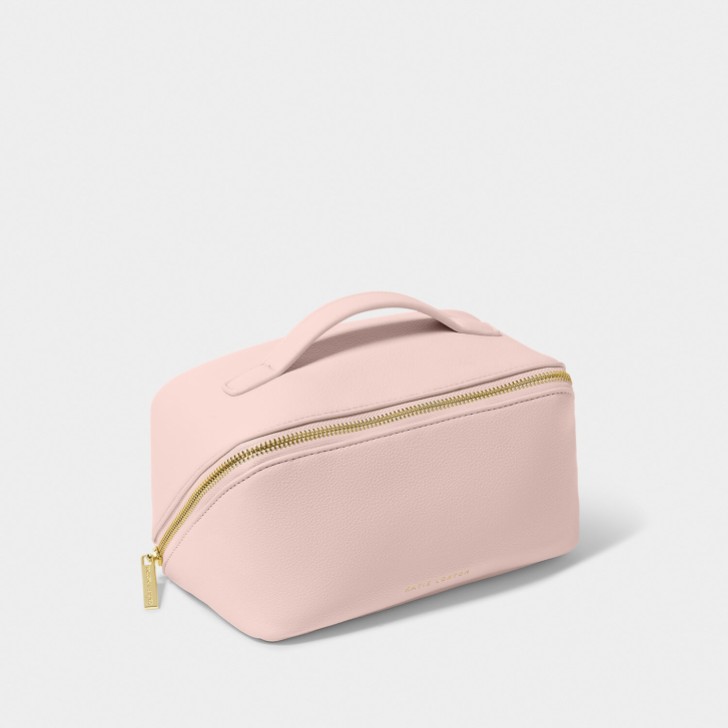 Katie Loxton Borsa media per il trucco e il bucato rosa polvere