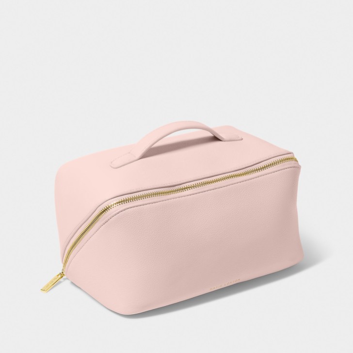 Katie Loxton Borsa per il trucco e il bucato grande rosa polvere