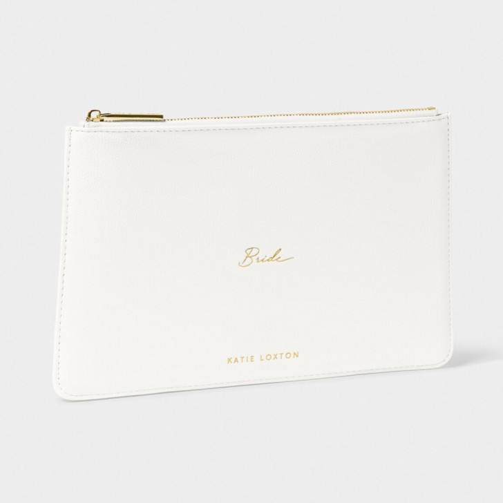 Katie Loxton 'Bride' White Sentiment Pouch