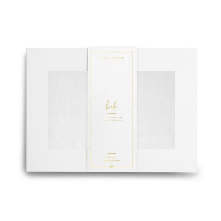 Katie Loxton 'Bride' Wrapped Up In Love Boxed Weißer Seidenschal