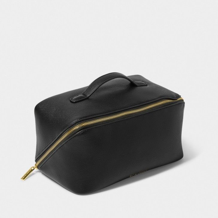 Katie Loxton Grand sac de maquillage et de lavage noir