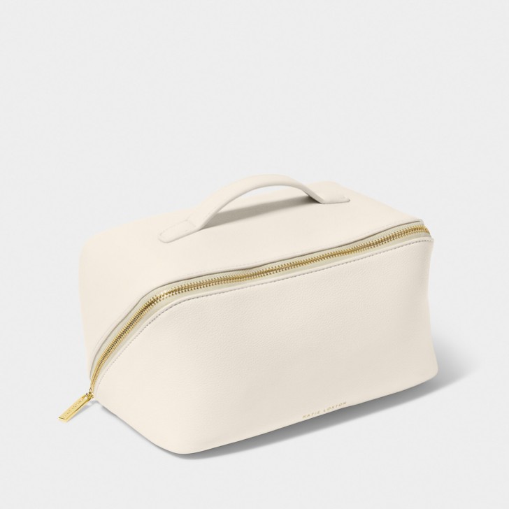 Katie Loxton Large Off White Makeup and Wash Bag