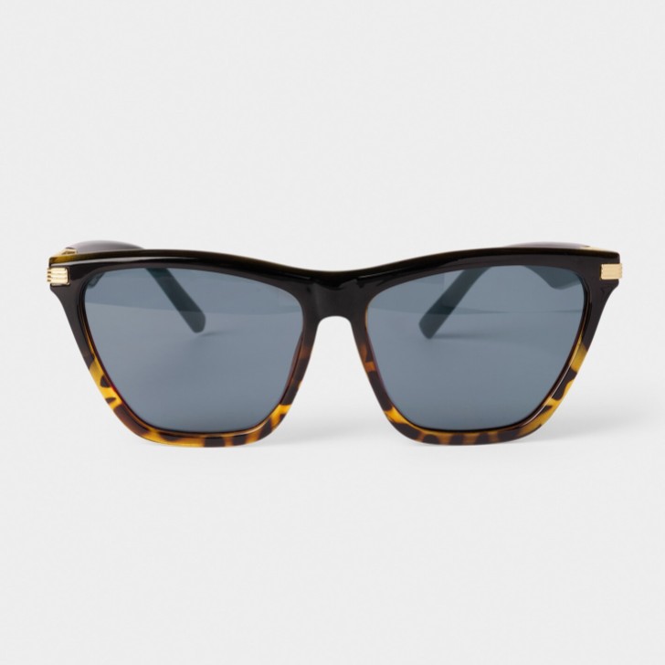 Katie Loxton Lunettes de soleil Marbella Black Tortoiseshell Cat Eye