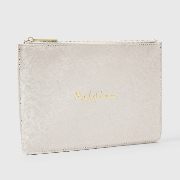 Katie Loxton 'Maid of Honour' Dove Gray Perfect Pouch