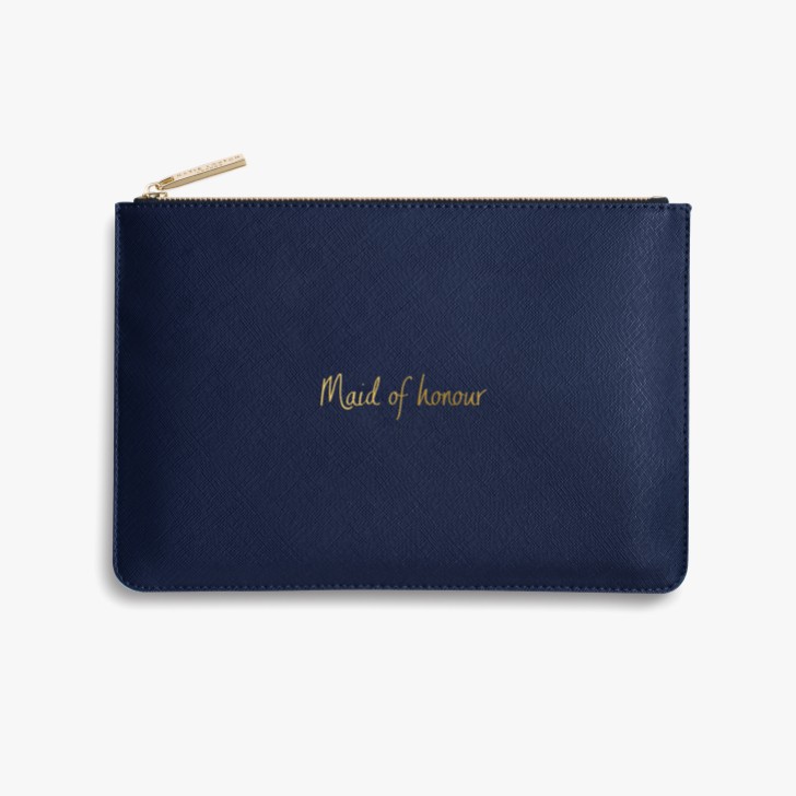 Katie Loxton 'Maid of Honour' Navy Blue Perfect Pouch