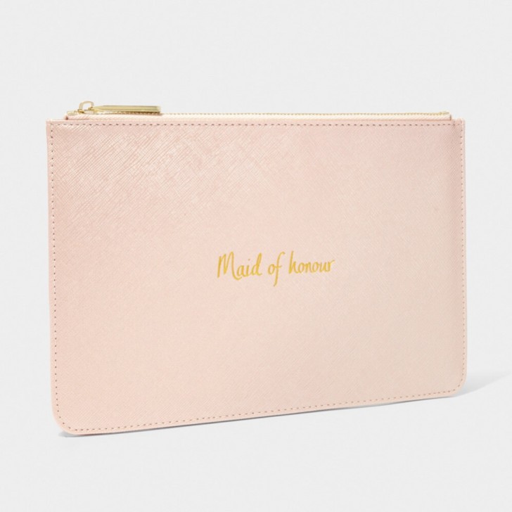 Katie Loxton 'Maid of Honour' Rose Gold Perfect Pouch