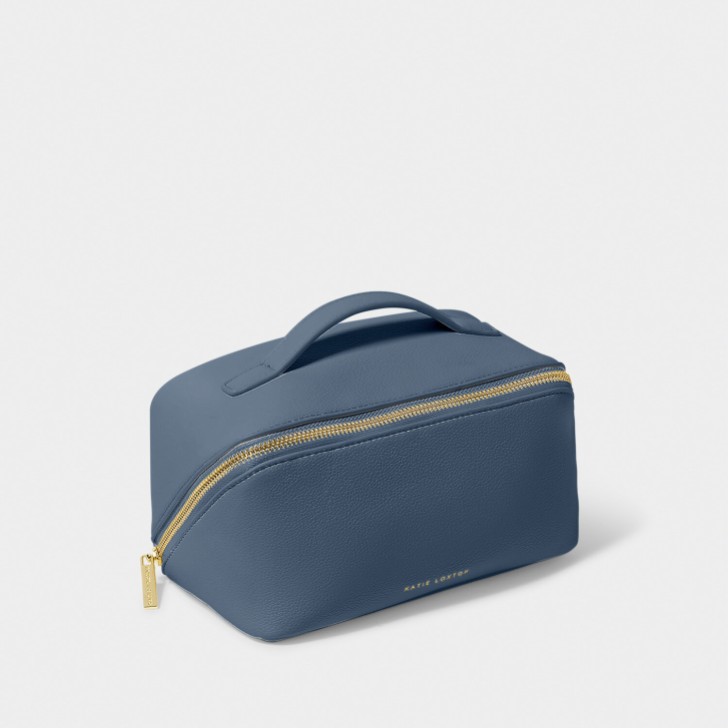 Katie Loxton Medium Navy Makeup and Wash Bag