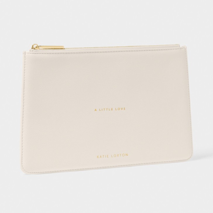 Katie Loxton pochette blanche 'Un peu d'amour' pour les Sentiments