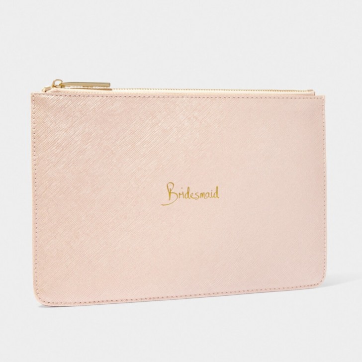 Katie Loxton pochette parfaite 'Bridesmaid' en or rose