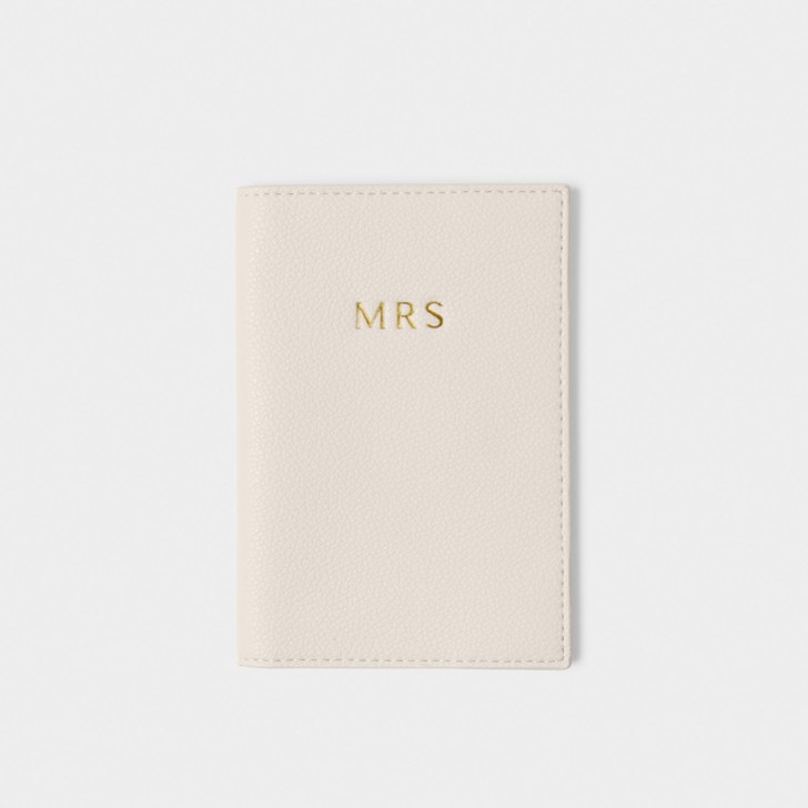 Katie Loxton porte-passeport 'Mrs' White Bridal