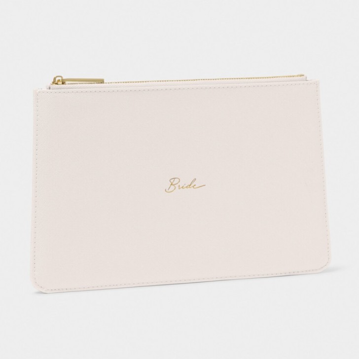 Katie Loxton sacchetto per sentimenti 'Bride' bianco perlato