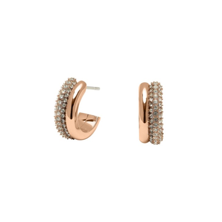 Olivia Burton Boucles d'oreilles or rose ornées de cristaux