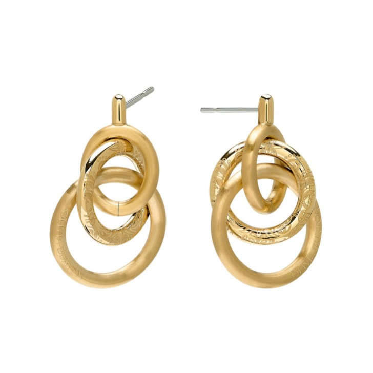 Olivia Burton Boucles d'oreilles plaqué or Encircle