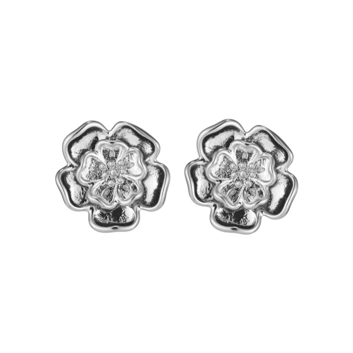 Olivia Burton Boucles d'oreilles Tudor Rose en argent