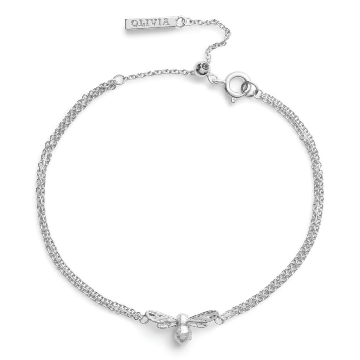 Olivia Burton Bracciale d'argento con ape