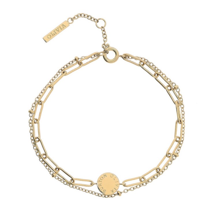 Olivia Burton Bracciale impilabile in oro Illusion