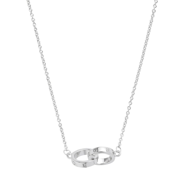 Olivia Burton Classic Silver Interlink Necklace