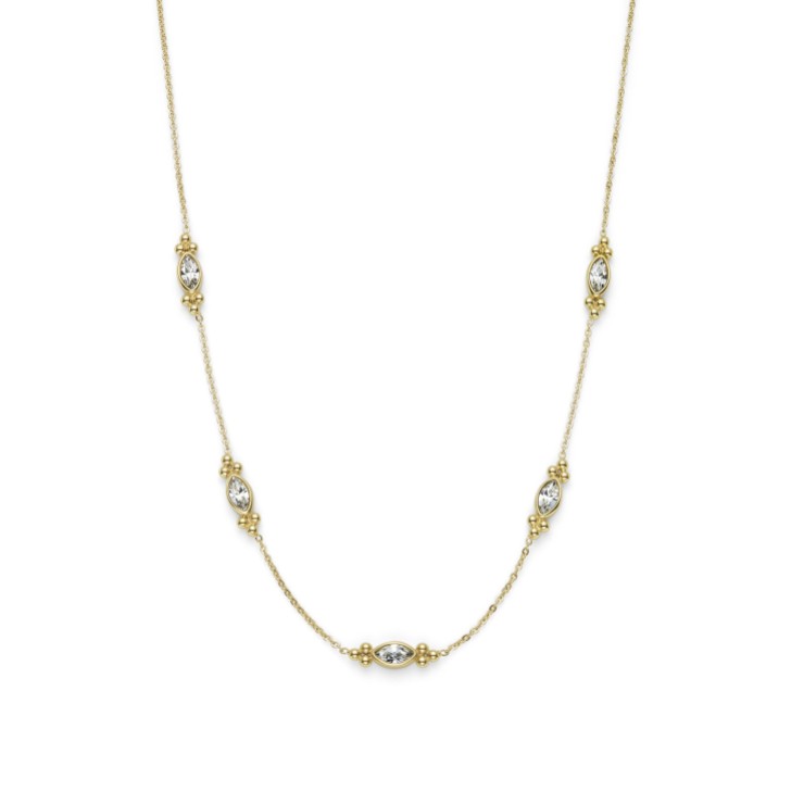 Olivia Burton Dainty Gold Plated Crystal Necklace