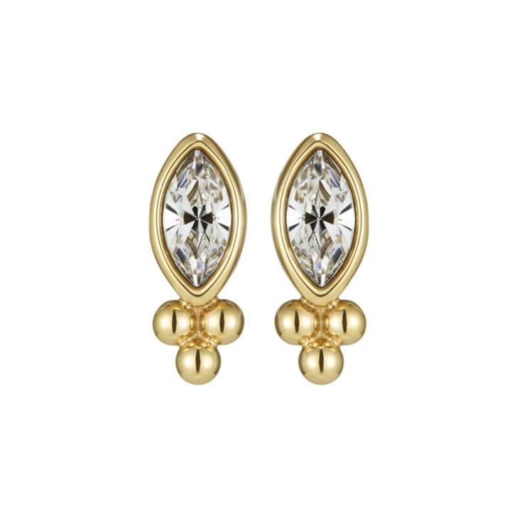 Olivia Burton Dainty Gold Plated Crystal Stud Earrings