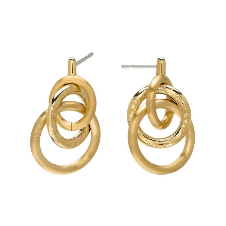Olivia Burton Encircle Gold Plated Earrings