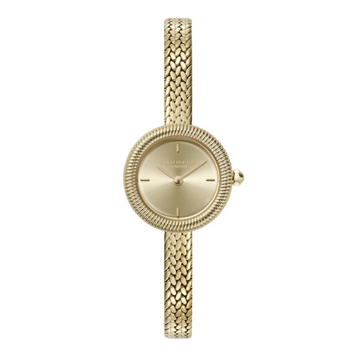 Olivia Burton Finery 20mm zierliche goldene Uhr