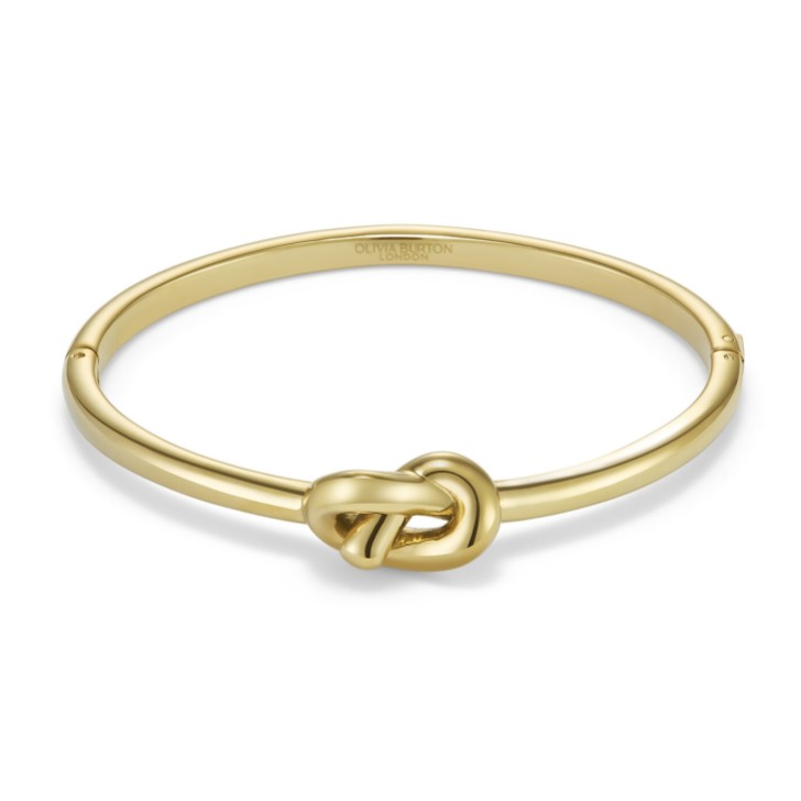 Olivia Burton Lover's Knot Gold Plated Bangle