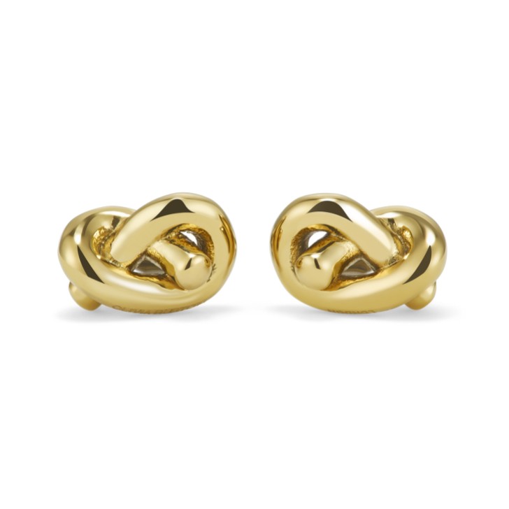 Olivia Burton Lover's Knot Gold Plated Stud Earrings