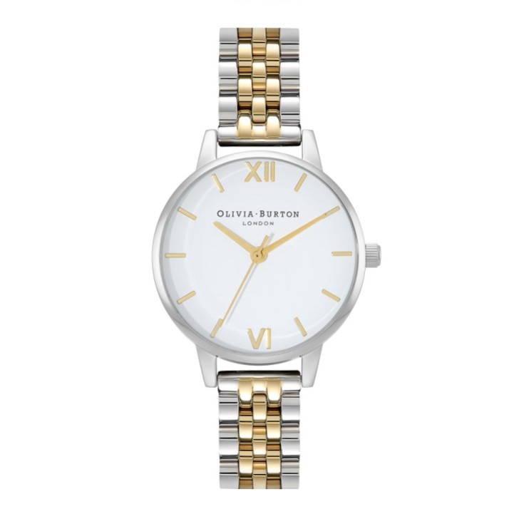 Olivia Burton Montre bracelet classique 30 mm en or et argent