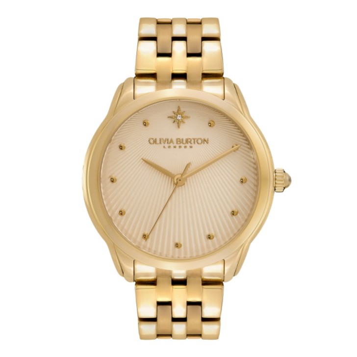 Olivia Burton Orologio Starlight 36 mm con bracciale in oro