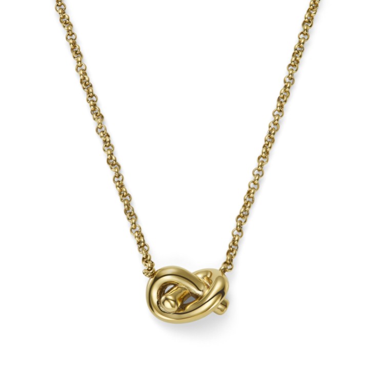 Olivia Burton Vergoldete Halskette Lover's Knot