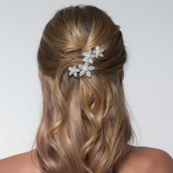 Peigne à cheveux Leilani Crystal Floral