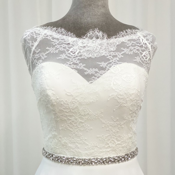 Perfect Bridal Ceinture de mariage Gabrielle Slim, ornée de cristaux