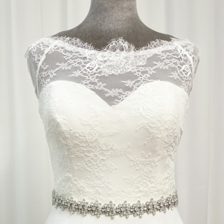 Perfect Bridal Ceinture de robe de mariée Brooke en cristal opale