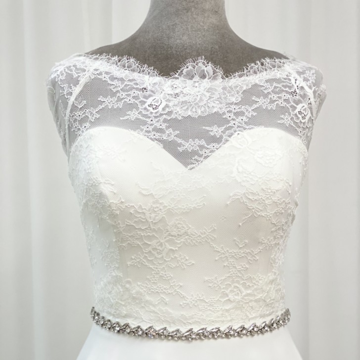 Perfect Bridal Cintura sottile di cristallo per abito da sposa Taylor