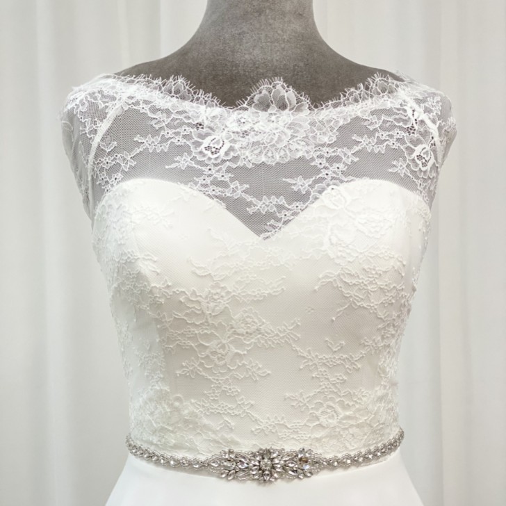 Perfect Bridal Georgia Crystal, Pearl and Rhinestone Bridal Belt