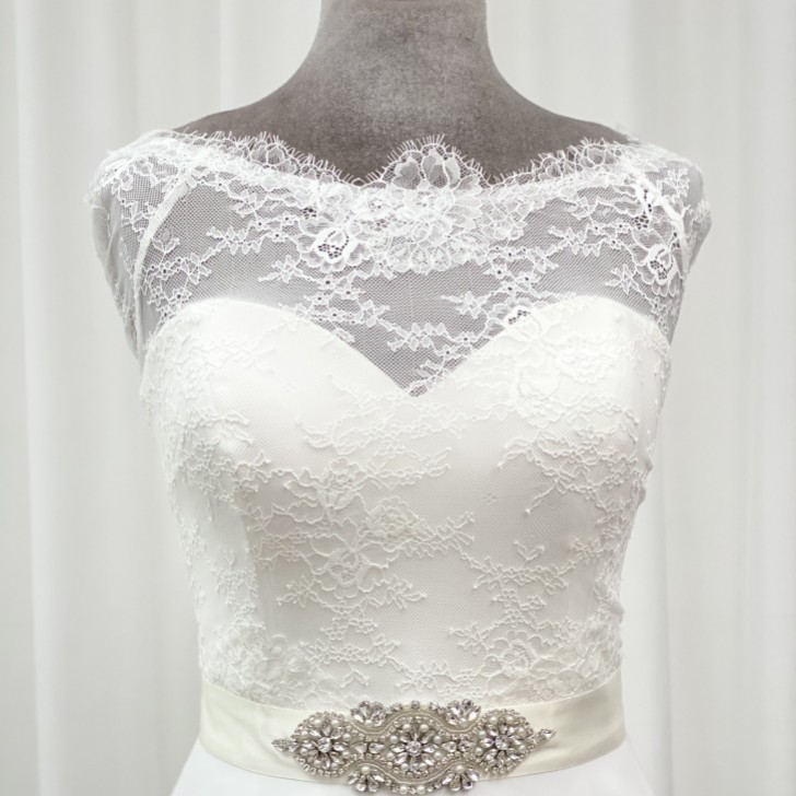 Perfect Bridal Isla Floral Kristall, Perlen und Perlen Kleid Gürtel