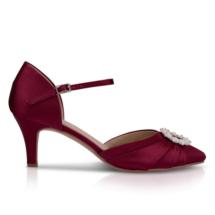 Scarpe bordeaux sposa online