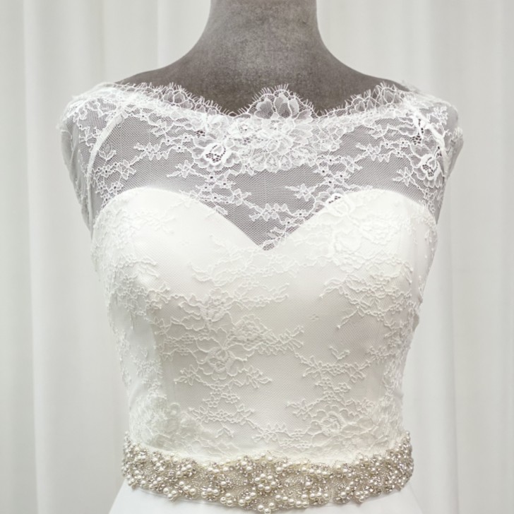 Perfect Bridal Lola - Ceinture de robe ornée de perles et de cristaux