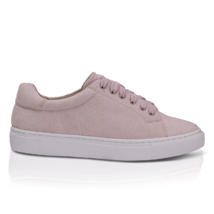 Perfect Bridal Madison Blush Suede Wedding Sneakers