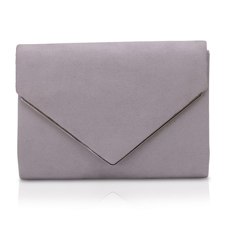 Perfect Bridal Pochette a busta in camoscio Bea Stone