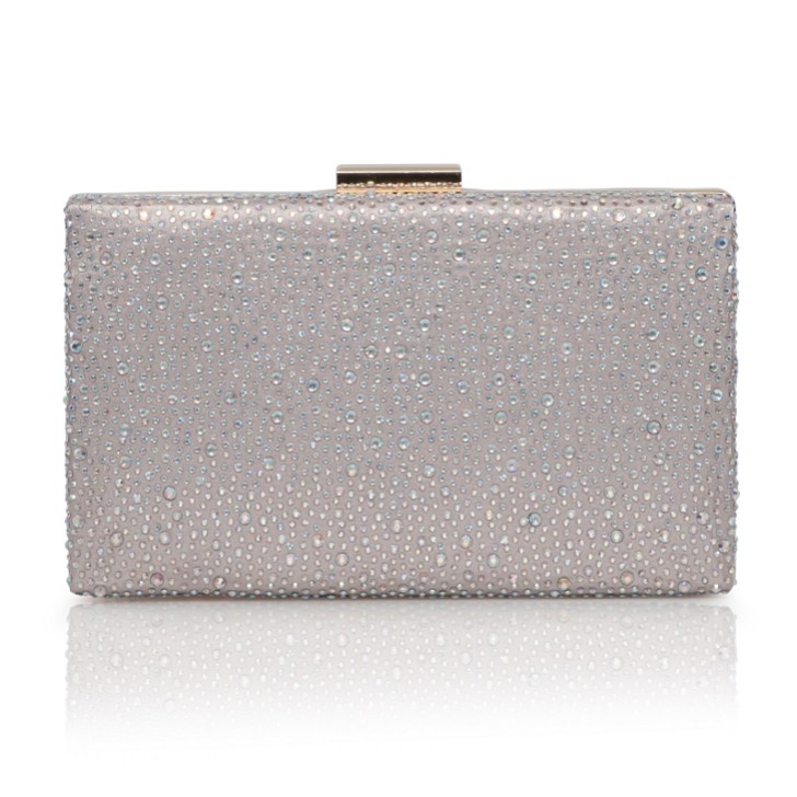 Perfect Bridal Pochette a scatola scintillante Sorrel Taupe