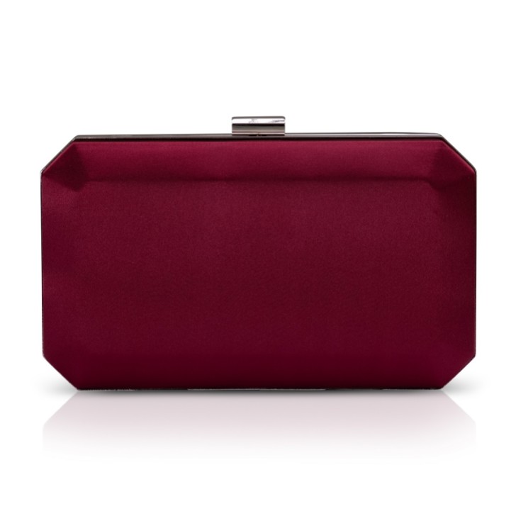 Perfect Bridal Pochette en satin Ebony Berry