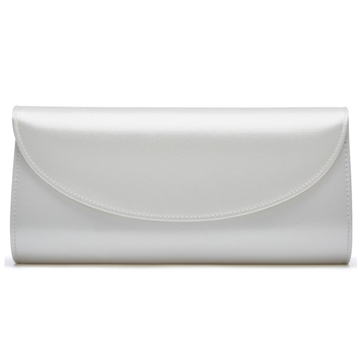 Rainbow Club Pochette da sposa Celina in raso avorio tingibile